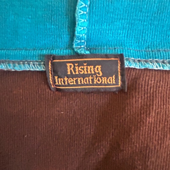 Rising International Handpainted Zippered jacket, size Medium - Picture 3 of 6